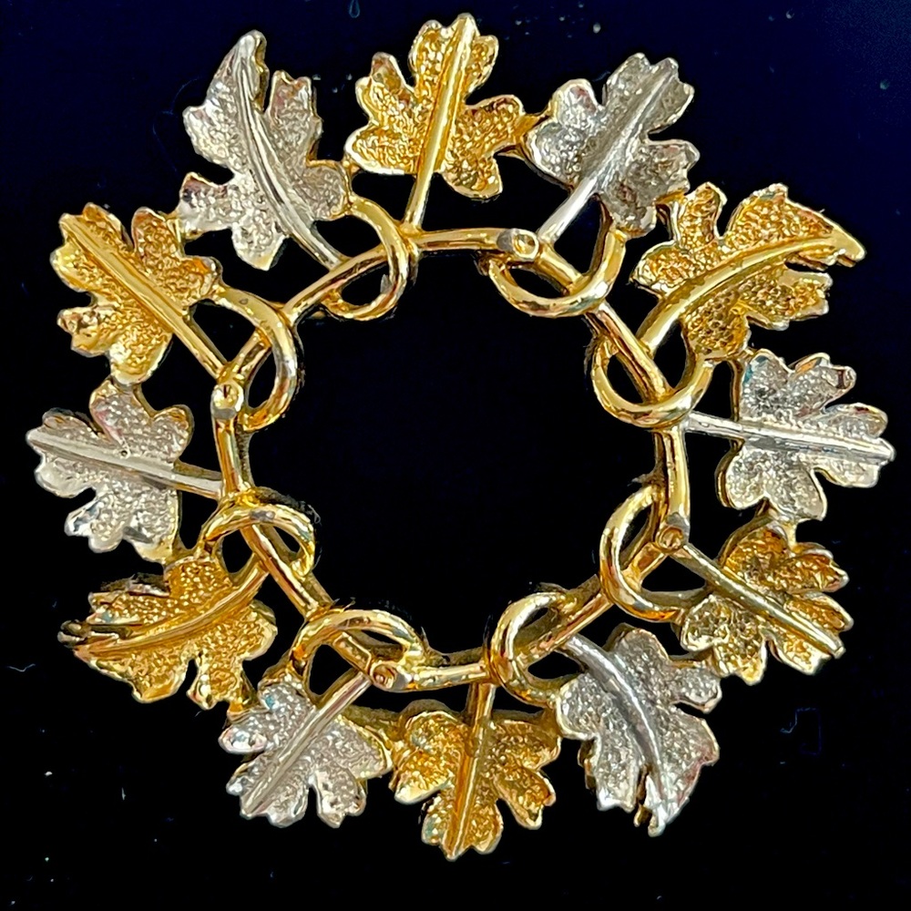1968 Sarah Coventry Autumn Leaves Brooch